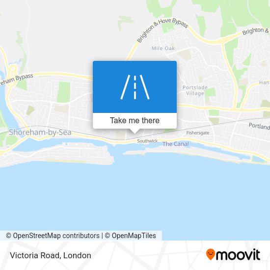 Victoria Road map