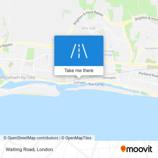 Watling Road map