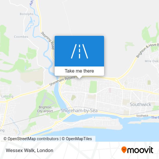 Wessex Walk map