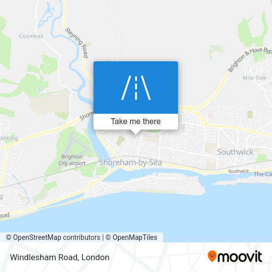 Windlesham Road map