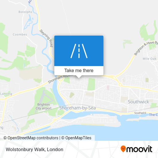 Wolstonbury Walk map