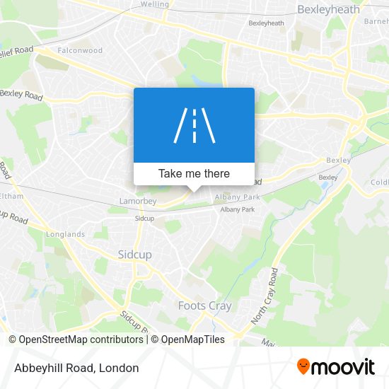 Abbeyhill Road map