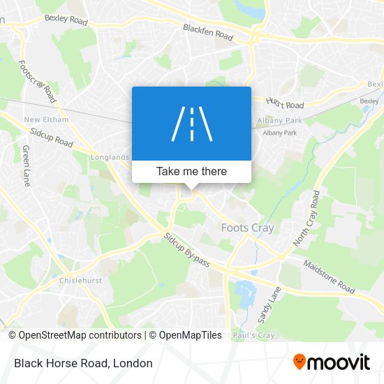 Black Horse Road map
