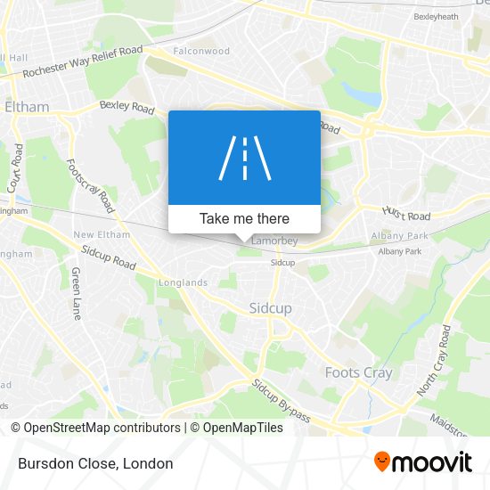 Bursdon Close map