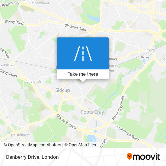 Denberry Drive map
