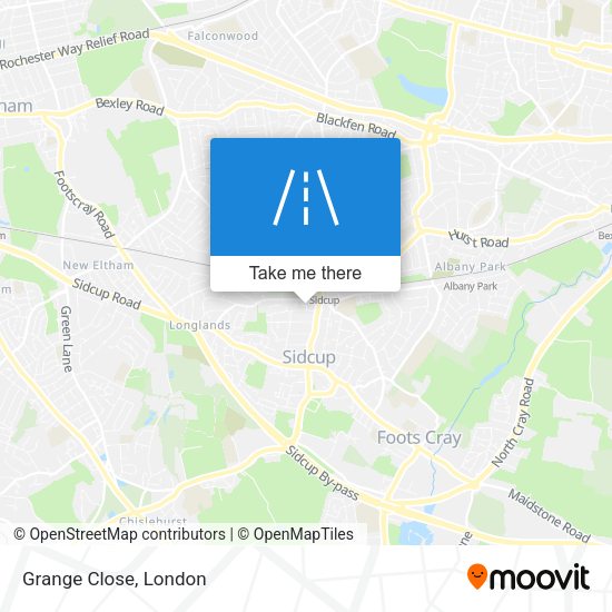 Grange Close map