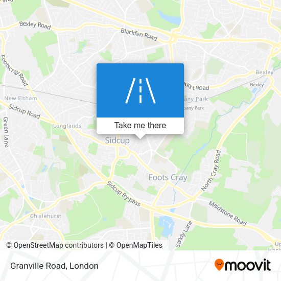 Granville Road map