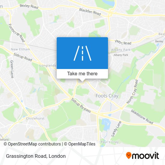 Grassington Road map