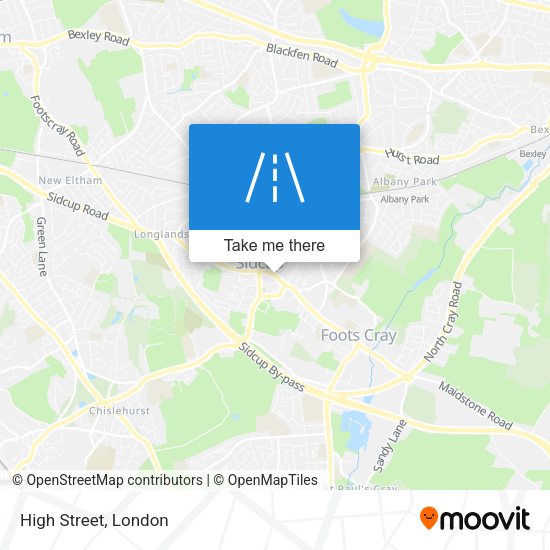 High Street map
