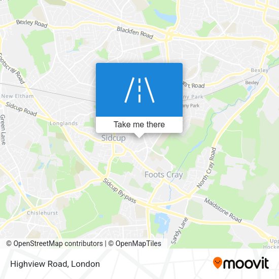 Highview Road map
