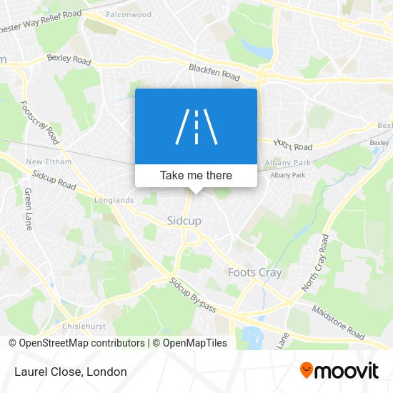 Laurel Close map
