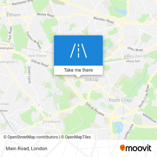 Main Road map