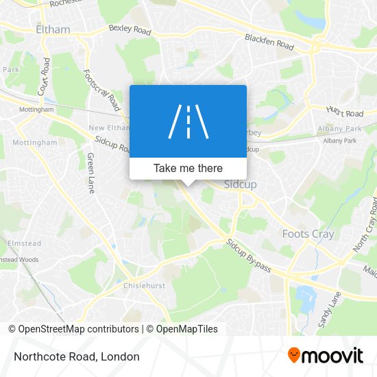 Northcote Road map