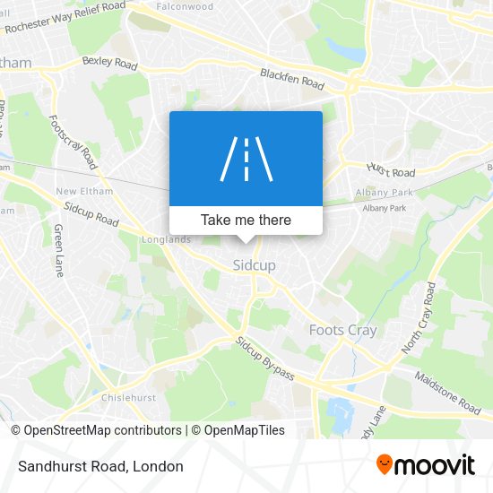 Sandhurst Road map