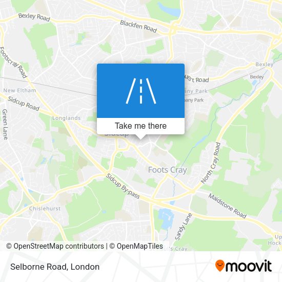Selborne Road map
