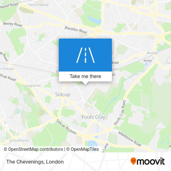 The Chevenings map