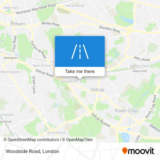 Woodside Road map