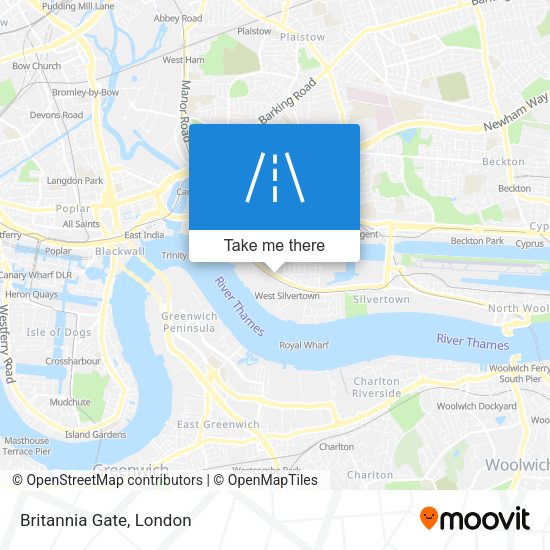 Britannia Gate map