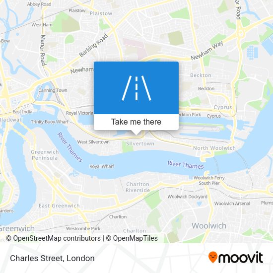 Charles Street map
