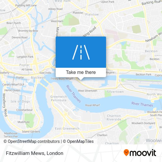 Fitzwilliam Mews map