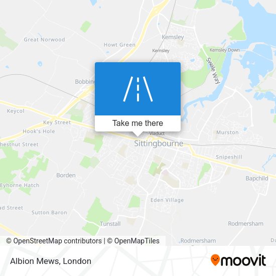 Albion Mews map