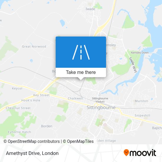 Amethyst Drive map