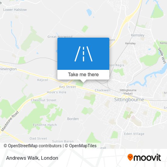 Andrews Walk map