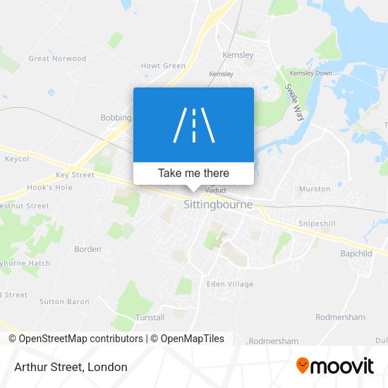 Arthur Street map