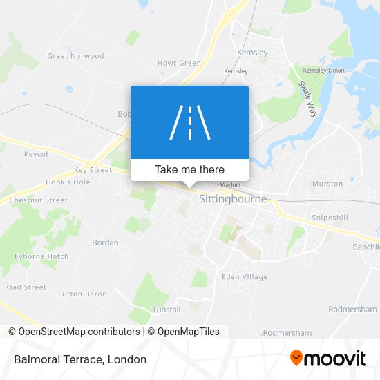Balmoral Terrace map