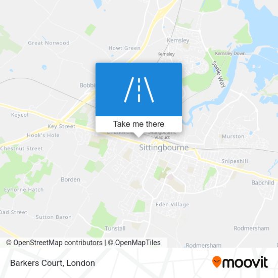 Barkers Court map