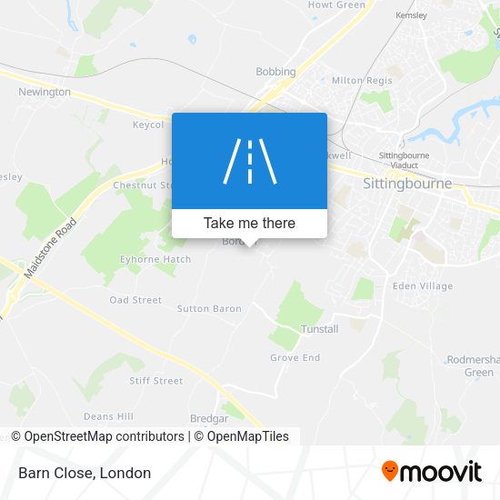 Barn Close map