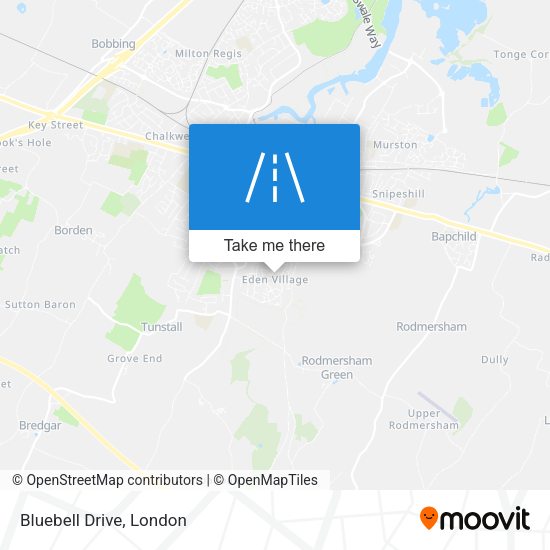 Bluebell Drive map