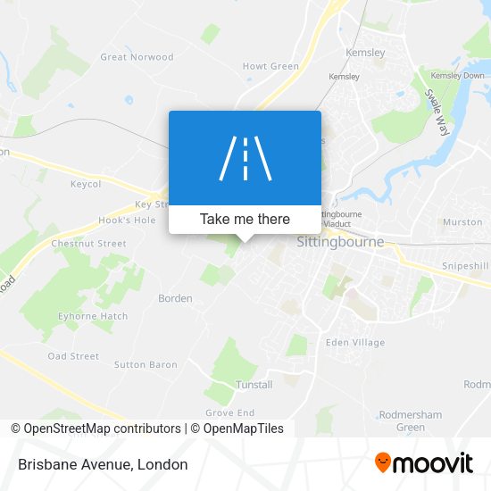 Brisbane Avenue map