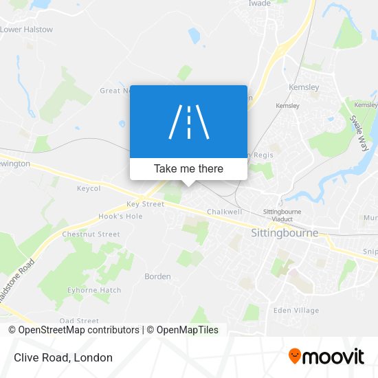 Clive Road map