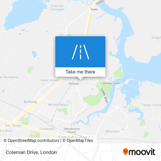 Coleman Drive map