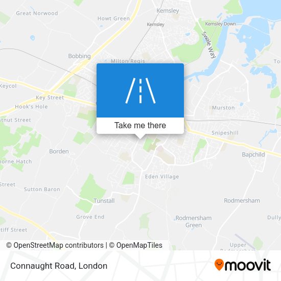 Connaught Road map