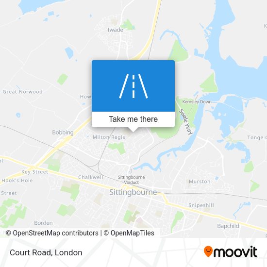 Court Road map