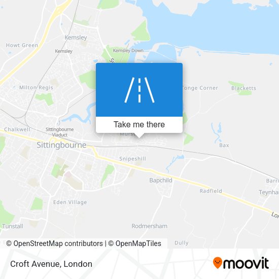 Croft Avenue map