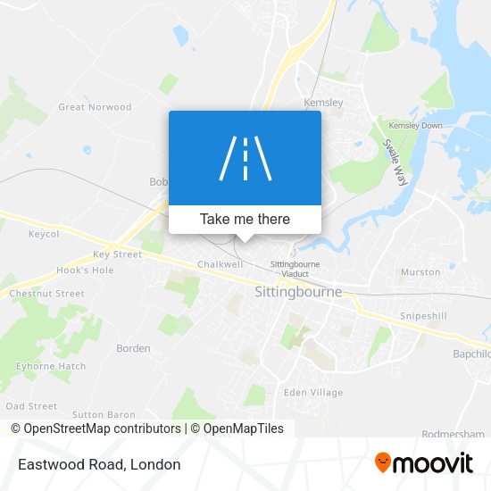 Eastwood Road map