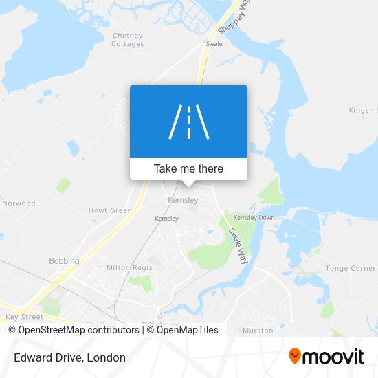 Edward Drive map