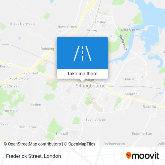 Frederick Street map