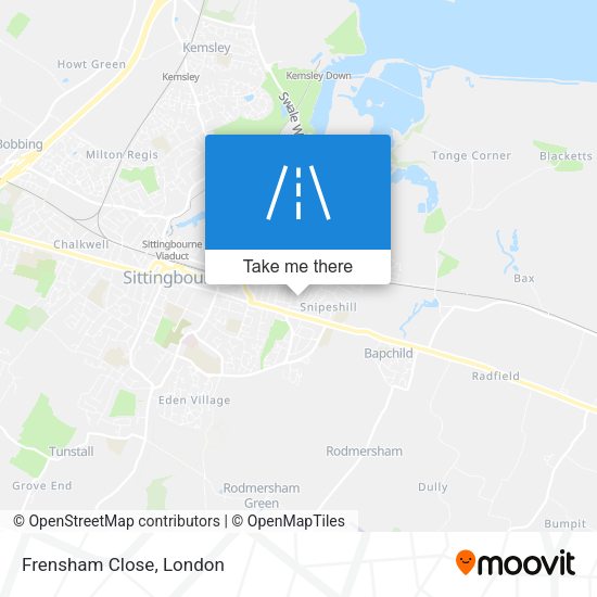 Frensham Close map