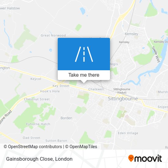 Gainsborough Close map