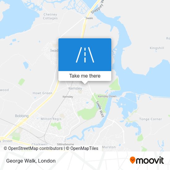 George Walk map