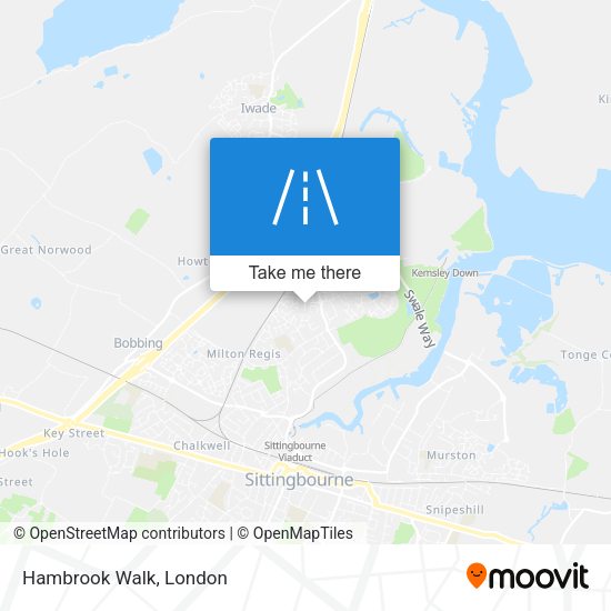 Hambrook Walk map