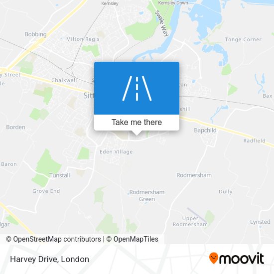 Harvey Drive map