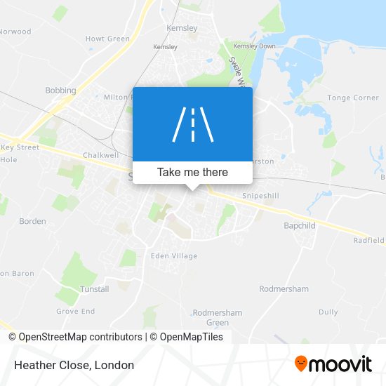 Heather Close map