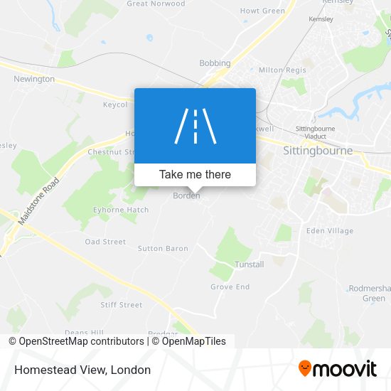 Homestead View map
