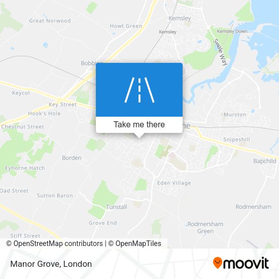 Manor Grove map