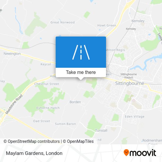 Maylam Gardens map